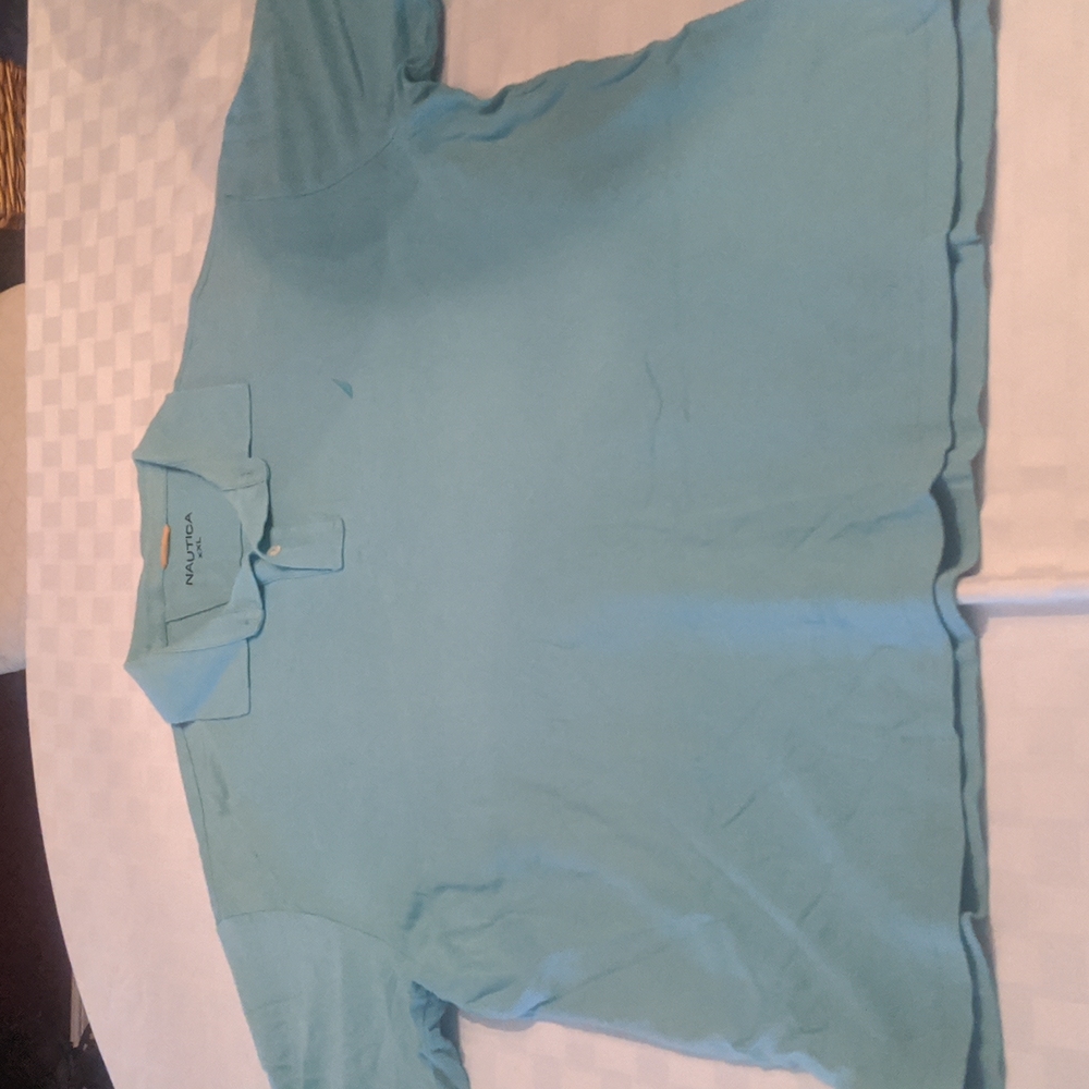Nautica Polo Aqua Blue XXL